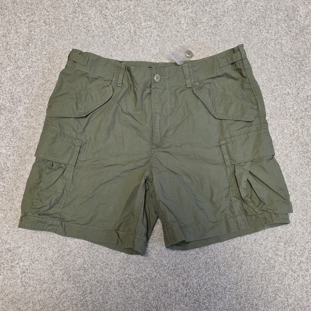 Polo Ralph Lauren Women's MIL-J-4883A Military Surplus Green Cargo Shorts Sz 8